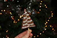 Kerstboom brownie